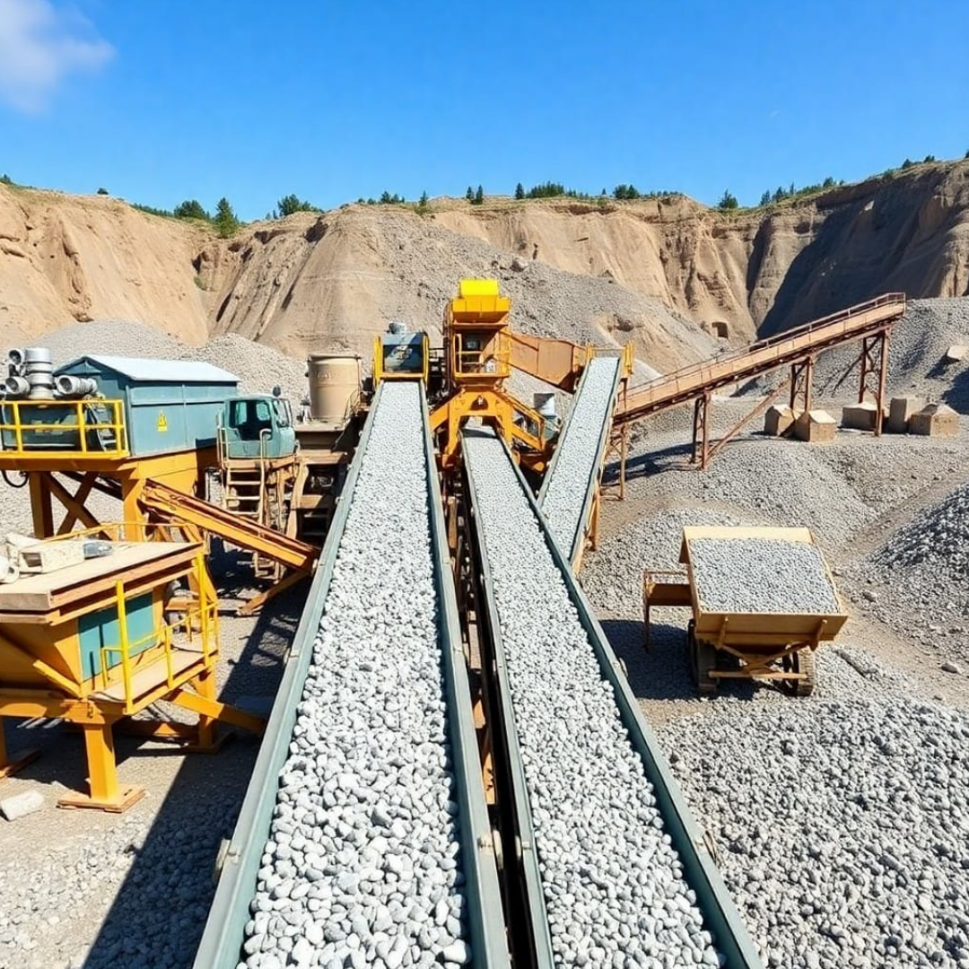 Установка преобразователя частоты на дробильно-сортировочный комплекс