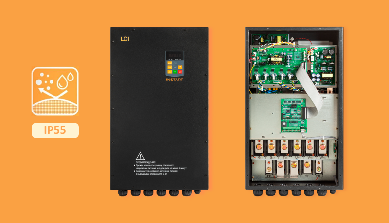 Преобразователи частоты с защитой IP55